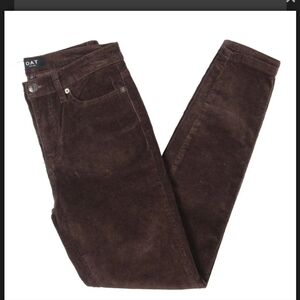 OAT Brown Corduroy Skinny Pants
